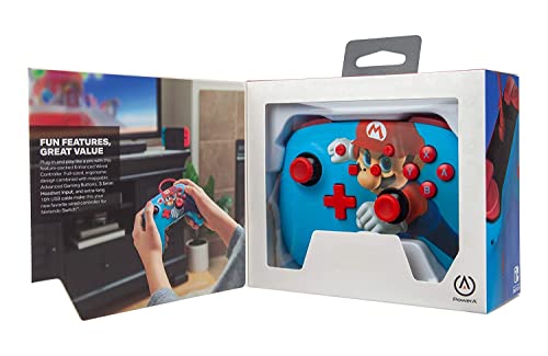 PowerA Enhanced Wired Controller (Mario Punch) - (NSW) Nintendo Switch Accessories PowerA   