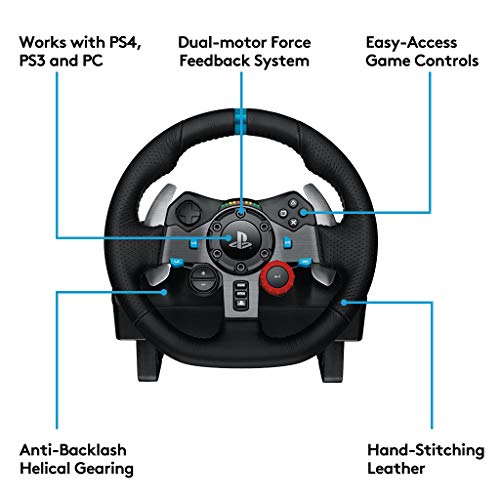 Logitech G29 Driving Force Racing Wheel with Pedals - (PS5) PlayStation 5 Accessories Logitech   