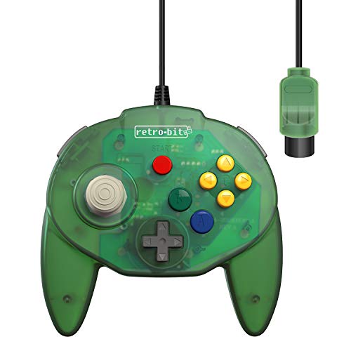 Retro-Bit Tribute 64  Controller (Forest Green) - Nintendo 64 Accessories Retro-Bit   