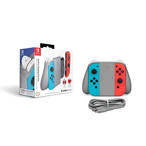 PDP Joy-Con Charging Grip Plus (Gray) - (NSW) Nintendo Switch Accessories PDP   