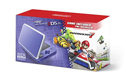 New Nintendo 2DS XL - Purple + Silver With Mario Kart 7 Pre-installed - Nintendo 2DS Consoles Nintendo   