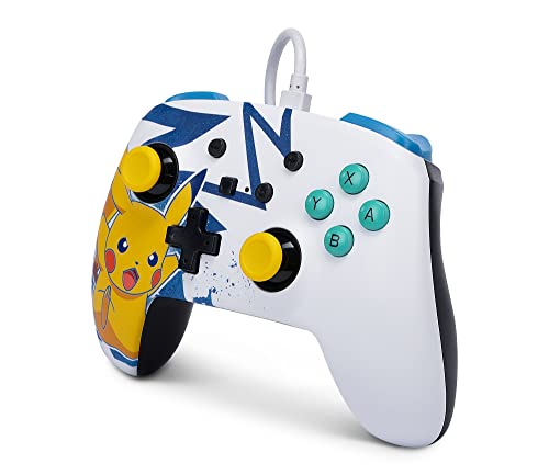 PowerA Enhanced Wired Controller (Pikachu High Voltage) - (NSW) Nintendo Switch ACCESSORIES PowerA   