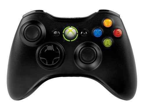 Microsoft Xbox 360 Wireless Controller (Black) - Xbox 360 [Pre-Owned] Accessories Microsoft   