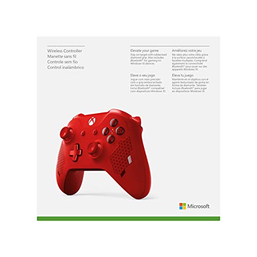 Microsoft Xbox One Wireless Controller ( Sport Red Special Edition ) - (XB1) Xbox One Accessories Microsoft   