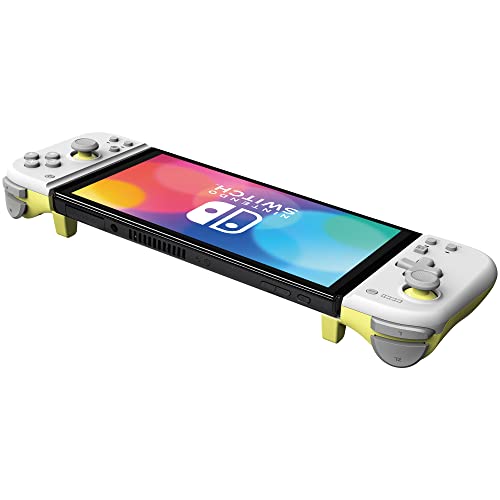 HORI Nintendo Switch Split Pad Compact (Light Gray & Yellow) - (NSW) Nintendo Switch Accessories HORI   