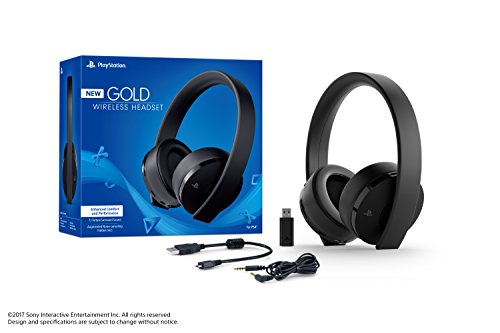 Sony PlayStation Gold Wireless Headset (Black) - (PS4) PlayStation 4 (European Import) Accessories Sony   