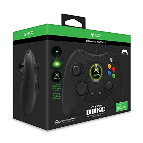 Hyperkin Duke Wired Controller for Xbox One/ Windows 10 PC (Black) - Xbox One Accessories Hyperkin   