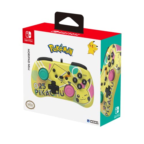 HORI Nintendo Switch HORIPAD Mini Wired Controller Pad (Pikachu POP) - (NSW Nintendo Switch Accessories HORI   