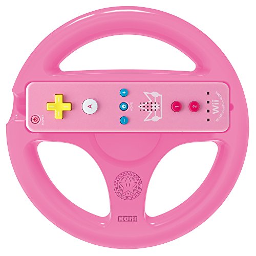 HORI Mario Kart 8 Racing Wheel (Peach) - Nintendo Wii U Accessories HORI   