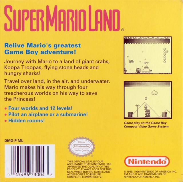 Super Mario Land - (GB) Game Boy [Pre-Owned] Video Games Nintendo   