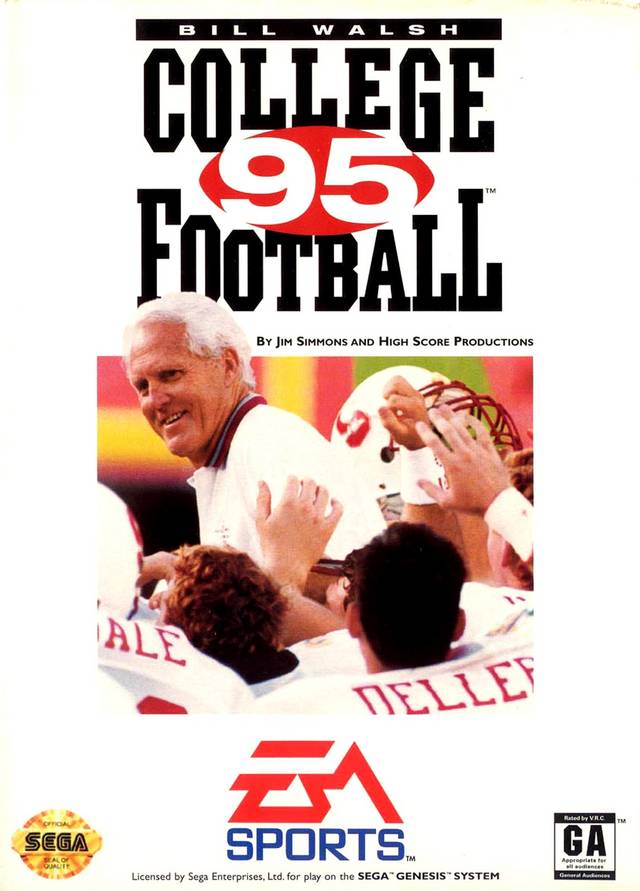 Bill Walsh College Football '95 - (SG) SEGA Genesis [Pre-Owned] Video Games EA Sports   