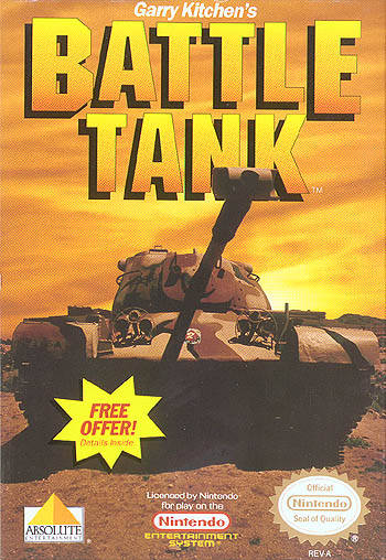 Garry Kitchen's Battletank - (NES) Nintendo Entertainment System [Pre-Owned] Video Games Absolute Entertainment   