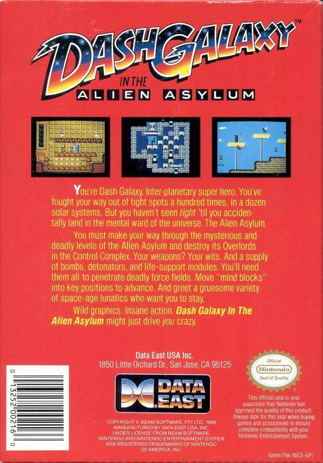 Dash Galaxy in the Alien Asylum - (NES) Nintendo Entertainment System [Pre-Owned] Video Games Data East   