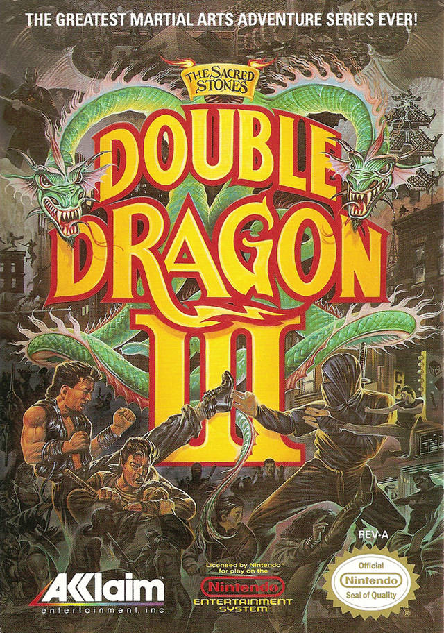 Double Dragon III: The Sacred Stones - (NES) Nintendo Entertainment System [Pre-Owned] Video Games Acclaim   