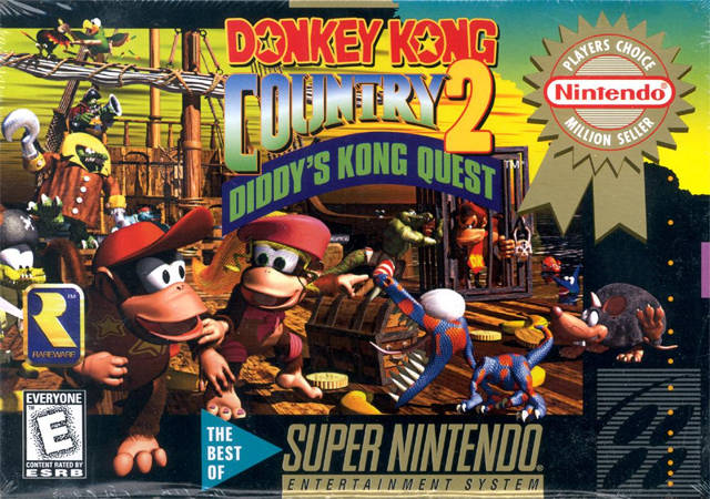 Donkey Kong Country 2: Diddy's Kong Quest (Player's Choice) - (SNES) Super Nintendo [Pre-Owned] Video Games Nintendo   