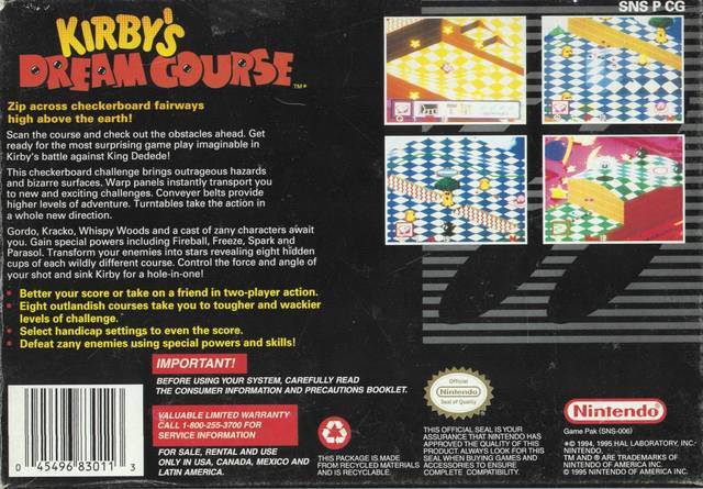 Kirby's Dream Course - (SNES) Super Nintendo [Pre-Owned] Video Games Nintendo   