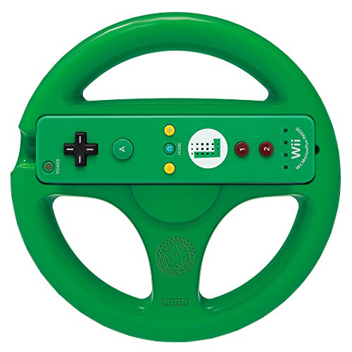 HORI Mario Kart 8 Racing Wheel (Luigi) - Nintendo Wii U Accessories HORI   