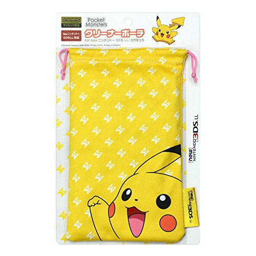 Pikachu Cleaner Pouch for New Nintendo 3DS LL - Nintendo 3DS Accessories MSY   