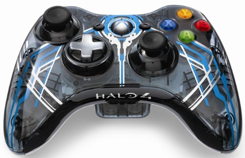 Microsoft Xbox 360 Halo 4 Forerunner Limited Edition Wireless Controller - Xbox 360 Accessories Microsoft   