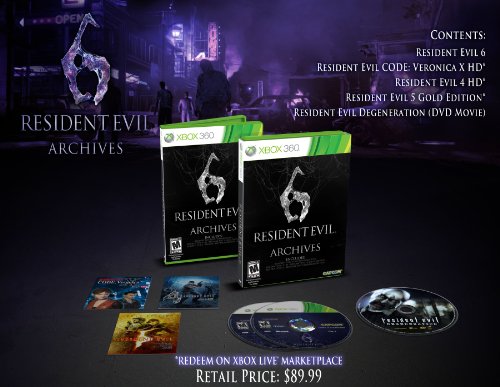 Resident Evil 6 Archives - Xbox 360 [Pre-Owned] Video Games Capcom   