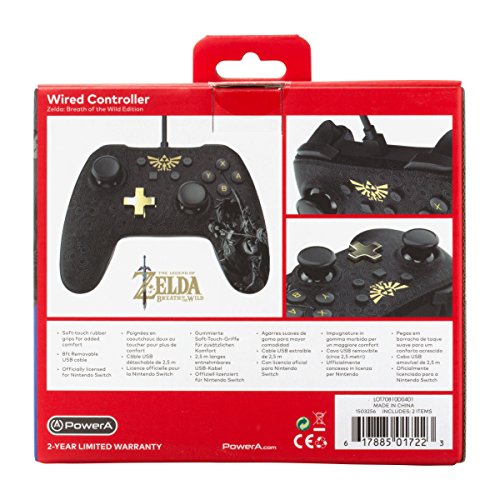 PowerA Wired Controller (The Legend of Zelda: Breath of the Wild) - (NSW) Nintendo Switch Accessories PowerA   