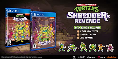 Teenage Mutant Ninja Turtles: Shredder's Revenge - (PS4) PlayStation 4 Video Games Limited Run Games   