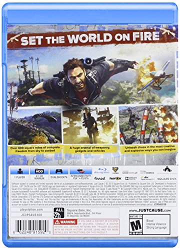 Just Cause 3 - (PS4) PlayStation 4 Video Games Square Enix   