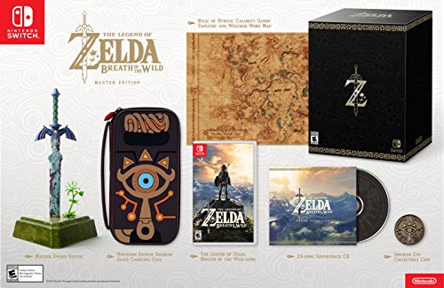 The Legend of Zelda: Breath of the Wild Master Edition - Nintendo Switch Video Games Nintendo   