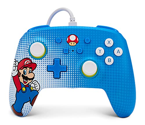 PowerA Enhanced Wired Controller (Mario Pop Art) - (NSW) Nintendo Switch Accessories PowerA   