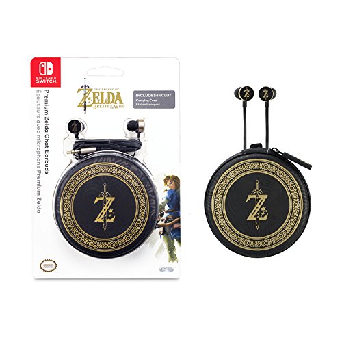 PDP Premium Zelda Chat Earbuds (The Legend of Zelda: Breath of the Wild) - (NSW) Nintendo Switch Accessories PDP   