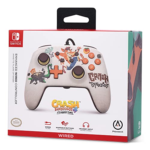 PowerA Enhanced Wired Controller (Quantum Crash) - (NSW) Nintendo Switch Accessories PowerA   