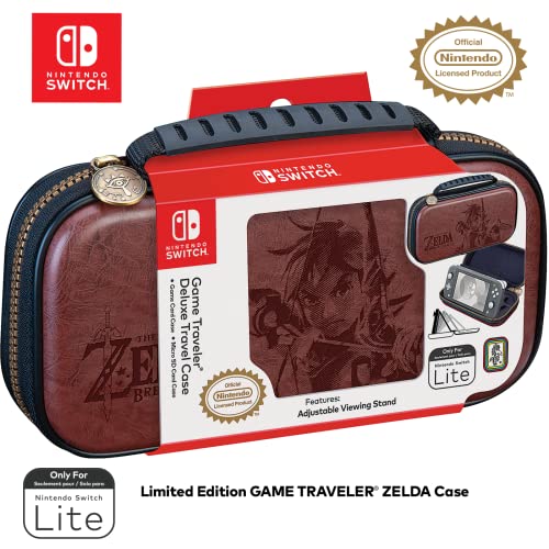 RDS Industries Deluxe Travel Case for Switch Lite (Zelda, Brown) - (NSW) Nintendo Switch Accessories RDS Industries   