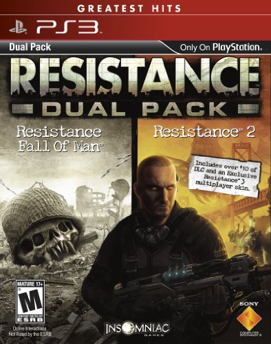 SONY Playstation 3 Resistance Dual Pack & DUALSHOCK3 Wireless Controller - (PS3) Playstation 3 (Ultimate Combo Pack) Video Games PlayStation   