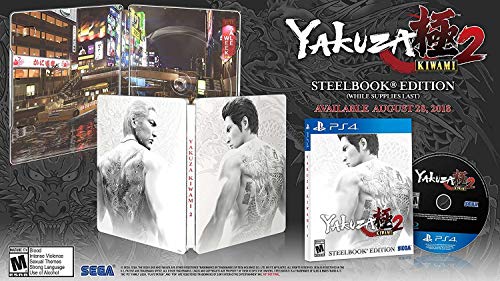 Yakuza Kiwami 2: SteelBook Edition - (PS4) PlayStation 4 [Pre-Owned] Video Games SEGA   