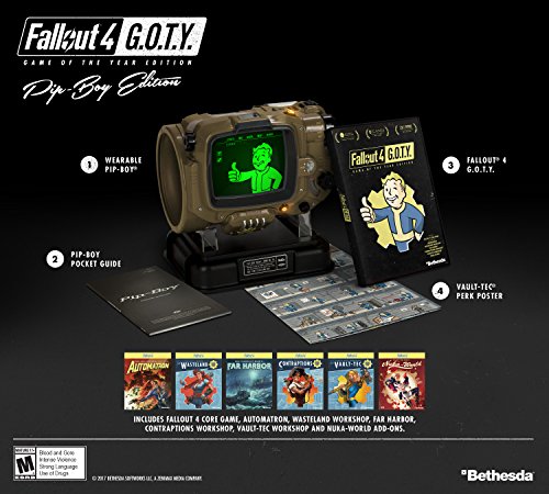 Fallout 4 - Game of The Year Pip-Boy Edition - (XB1) Xbox One Video Games Bethesda   