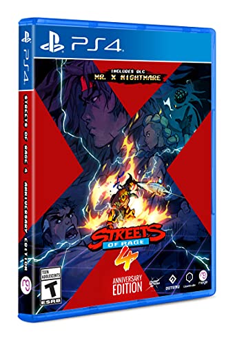 Streets of Rage 4 - Anniversary Edition - (PS4) PlayStation 4 Video Games Merge Games   