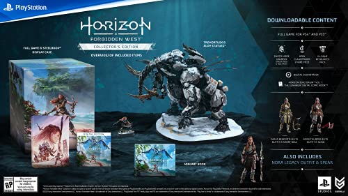 Horizon Forbidden West Collector's Edition - PS4 & PS5 Entitlements - (PS4) Playstation 4 Video Games PlayStation   