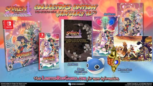 Shiren the Wanderer The Tower of Fortune and the Dice of Fate (Collector's Edition) - (NSW) Nintendo Switch Video Games Spike Chunsoft   