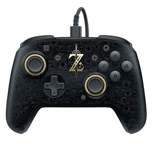 PDP Faceoff Deluxe Wired Pro Controller (The Legend of Zelda: Breath of the Wild) - (NSW) Nintendo Switch Accessories PDP   