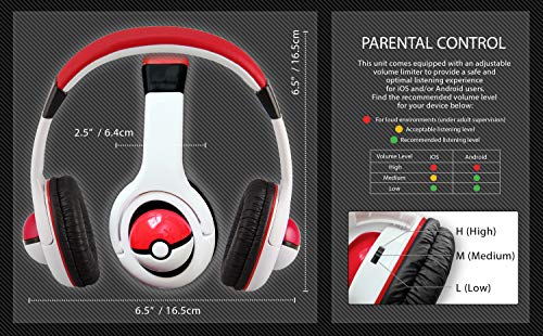 eKids Pokemon Stereo Headphones (Pokeball) - Toys Toy eKids   