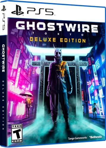 Ghostwire: Tokyo (Deluxe Edition) - (PS5) PlayStation 5 Video Games Bethesda   