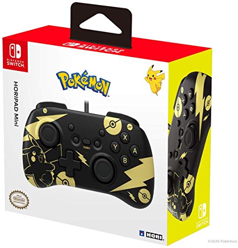 HORI Nintendo Switch HORIPAD Mini (Pikachu Black & Gold) - (NSW) Nintendo Switch Accessories HORI   