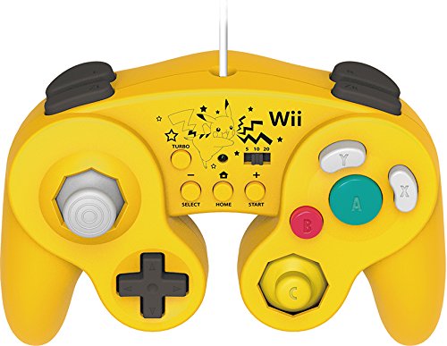 HORI Battle Pad with Turbo ( Pikachu ) - Nintendo Wii U Accessories HORI   