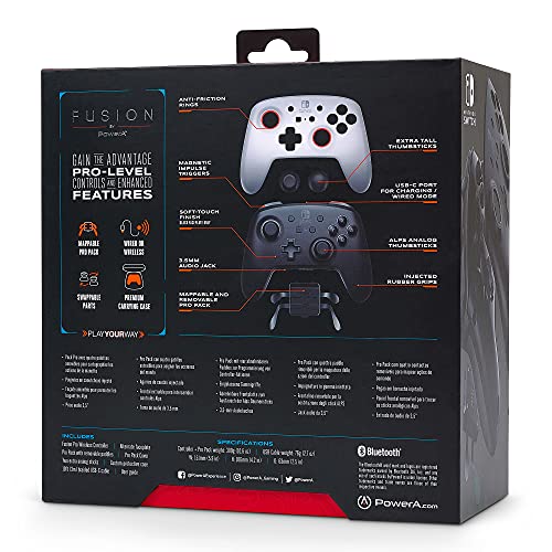 PowerA Fusion Pro Wireless Controller (White/Black) - (NSW) Nintendo Switch Accessories PowerA   