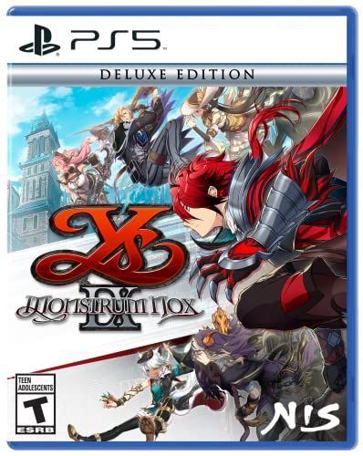 Ys IX: Monstrum Nox (Deluxe Edition) - (PS5) PlayStation 5 Video Games NIS America   