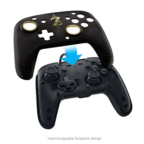 PDP Faceoff Deluxe Wired Pro Controller (The Legend of Zelda: Breath of the Wild) - (NSW) Nintendo Switch Accessories PDP   