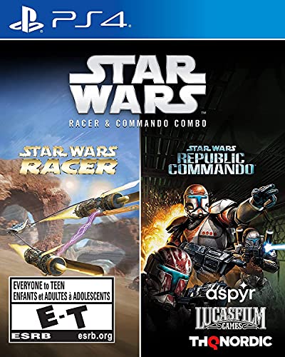 Star Wars Racer and Commando Combo - (PS4) PlayStation 4 Video Games THQ Nordic   