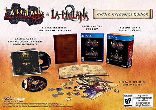 LA-MULANA 1 & 2 (Hidden Treasures Edition) - (PS4) PlayStation 4 Video Games NIS America   