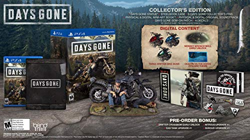 Days Gone Collector's Edition - PlayStation 4 Video Games Playstation   