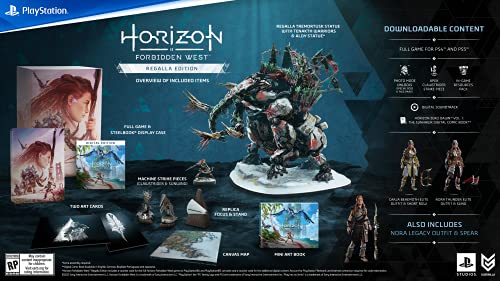 Horizon Forbidden West Regalla Edition - PS4 & PS5 Entitlements - (PS4) PlayStation 4 Video Games PlayStation   